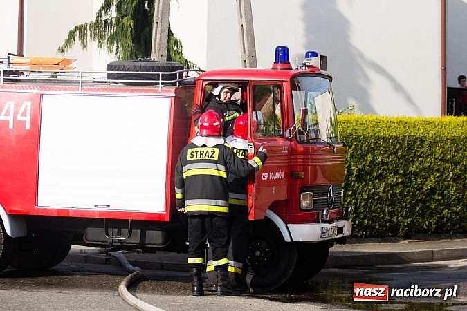 Zdjęcie w galerii na portalu naszraciborz.pl: Pożar stodoły w Borucinie. Podczas akcji strażacy musieli ewakuować zwierzęta wiadomości z regionu