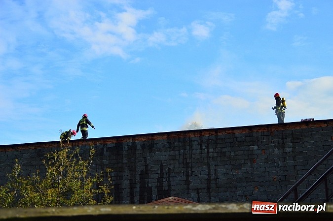 Zdjęcie w galerii na portalu naszraciborz.pl: Pożar stodoły w Borucinie. Podczas akcji strażacy musieli ewakuować zwierzęta wiadomości z regionu