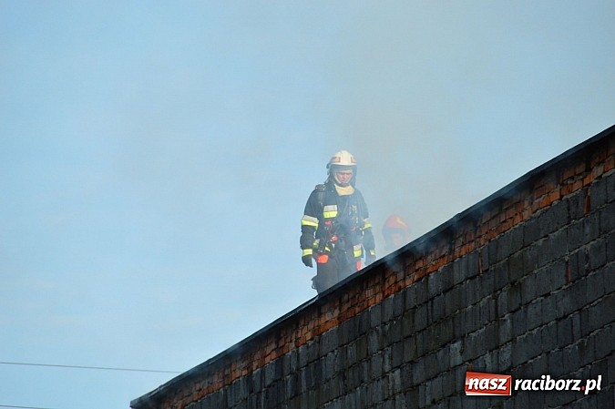 Zdjęcie w galerii na portalu naszraciborz.pl: Pożar stodoły w Borucinie. Podczas akcji strażacy musieli ewakuować zwierzęta wiadomości z regionu