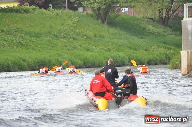 Zdjęcie w galerii na portalu naszraciborz.pl: Sprinty odrzańskie od mostu Zamkowego do kładki - WIDEO wiadomości z regionu