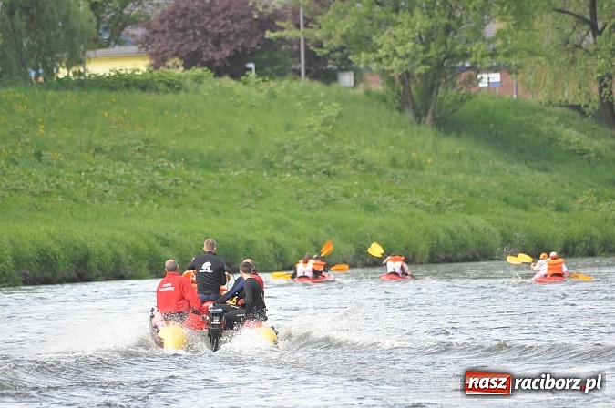 Zdjęcie w galerii na portalu naszraciborz.pl: Sprinty odrzańskie od mostu Zamkowego do kładki - WIDEO wiadomości z regionu
