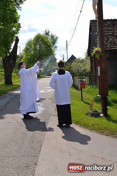 Zdjęcie w galerii na portalu naszraciborz.pl: Wyszli w pole z Izydorem Oraczem! wiadomości z regionu