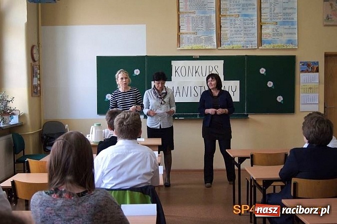 Zdjęcie w galerii na portalu naszraciborz.pl: XVI Międzyszkolny Konkurs Humanistyczny w SP4 wiadomości z regionu