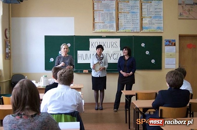 Zdjęcie w galerii na portalu naszraciborz.pl: XVI Międzyszkolny Konkurs Humanistyczny w SP4 wiadomości z regionu