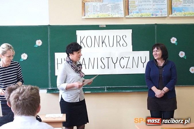 Zdjęcie w galerii na portalu naszraciborz.pl: XVI Międzyszkolny Konkurs Humanistyczny w SP4 wiadomości z regionu