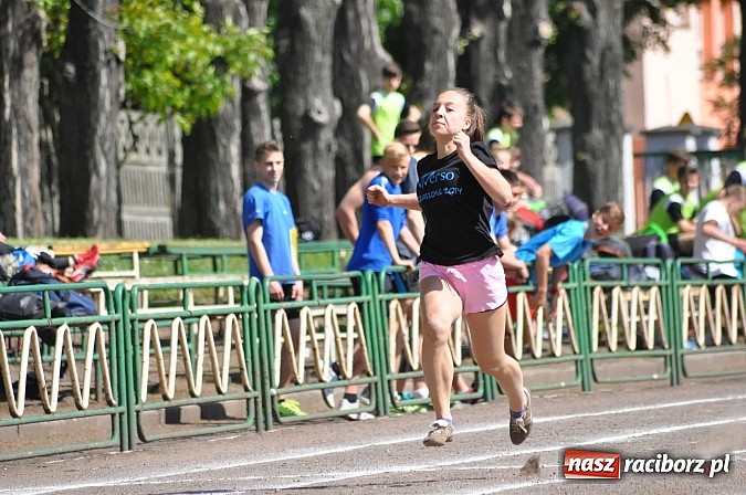 Zdjęcie w galerii na portalu naszraciborz.pl: Lekkoatleci z gimnazjów walczą o medale na stadionie PWSZ  wiadomości z regionu