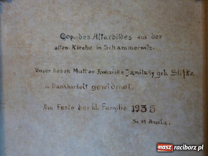 Zdjęcie w galerii na portalu naszraciborz.pl: Sensacja w Samborowicach! Święta Rodzina po latach odnaleziona!   wiadomości z regionu