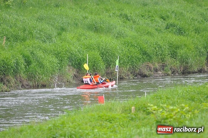 Zdjęcie w galerii na portalu naszraciborz.pl: W Raciborzu pływali po Odrze slalomem  wiadomości z regionu