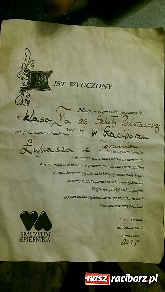 Zdjęcie w galerii na portalu naszraciborz.pl: Czeladnicy piernikarium na piastowskim szlaku  wiadomości z regionu