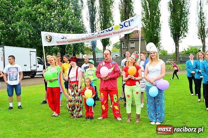 Zdjęcie w galerii na portalu naszraciborz.pl: XVIII Igrzyska Sportowe Dzieci i Młodzieży Niepełnosprawnej Sport ku radości wiadomości z regionu