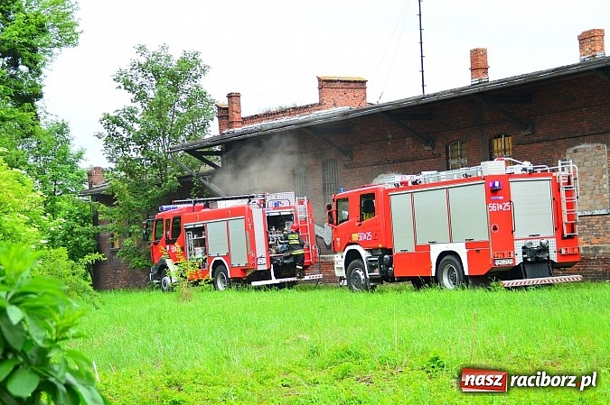 Zdjęcie w galerii na portalu naszraciborz.pl: Zaprószenie ognia na Kościuszki w Raciborzu wiadomości z regionu
