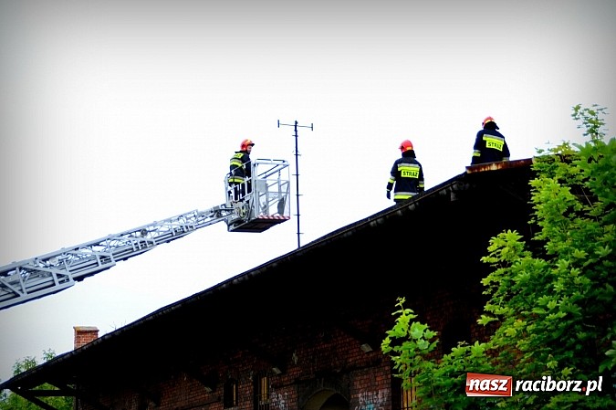 Zdjęcie w galerii na portalu naszraciborz.pl: Zaprószenie ognia na Kościuszki w Raciborzu wiadomości z regionu