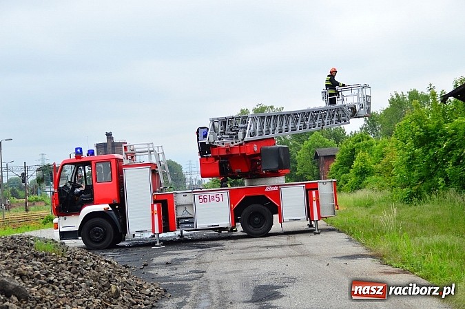 Zdjęcie w galerii na portalu naszraciborz.pl: Zaprószenie ognia na Kościuszki w Raciborzu wiadomości z regionu