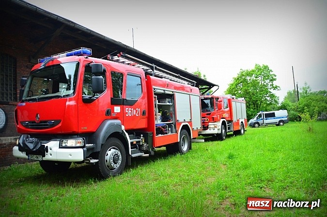 Zdjęcie w galerii na portalu naszraciborz.pl: Zaprószenie ognia na Kościuszki w Raciborzu wiadomości z regionu