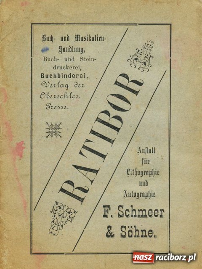 Zdjęcie w galerii na portalu naszraciborz.pl: Racibórz na zdjęciach firmy F. Schmeer&Sohne wiadomości z regionu