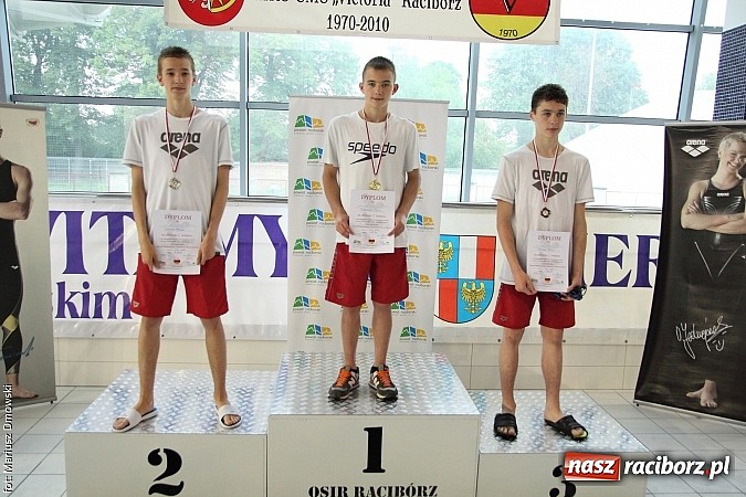 Zdjęcie w galerii na portalu naszraciborz.pl: XII Międzynarodowe Zawody Pływackie o Puchar Prezesa MKS-SMS Victoria Racib&oacute;rz wiadomości z regionu