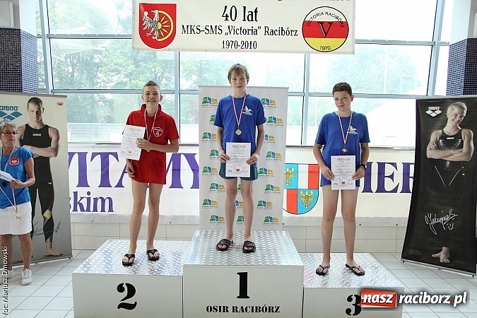 Zdjęcie w galerii na portalu naszraciborz.pl: XII Międzynarodowe Zawody Pływackie o Puchar Prezesa MKS-SMS Victoria Racib&oacute;rz wiadomości z regionu