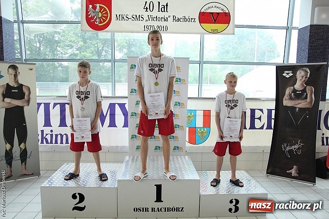 Zdjęcie w galerii na portalu naszraciborz.pl: XII Międzynarodowe Zawody Pływackie o Puchar Prezesa MKS-SMS Victoria Racib&oacute;rz wiadomości z regionu