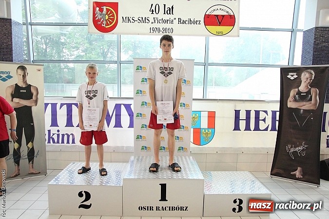 Zdjęcie w galerii na portalu naszraciborz.pl: XII Międzynarodowe Zawody Pływackie o Puchar Prezesa MKS-SMS Victoria Racib&oacute;rz wiadomości z regionu