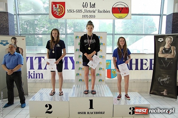 Zdjęcie w galerii na portalu naszraciborz.pl: XII Międzynarodowe Zawody Pływackie o Puchar Prezesa MKS-SMS Victoria Racib&oacute;rz wiadomości z regionu