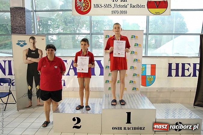 Zdjęcie w galerii na portalu naszraciborz.pl: XII Międzynarodowe Zawody Pływackie o Puchar Prezesa MKS-SMS Victoria Racib&oacute;rz wiadomości z regionu