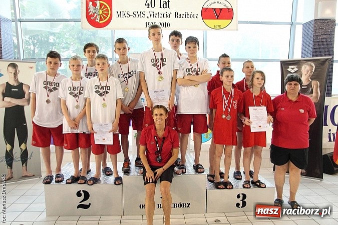 Zdjęcie w galerii na portalu naszraciborz.pl: XII Międzynarodowe Zawody Pływackie o Puchar Prezesa MKS-SMS Victoria Racib&oacute;rz wiadomości z regionu