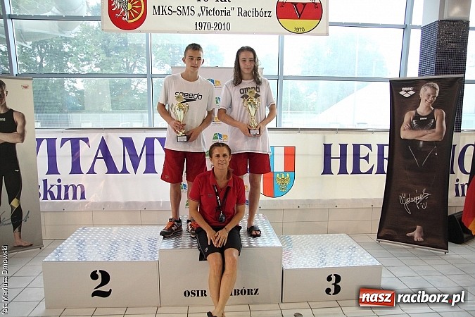 Zdjęcie w galerii na portalu naszraciborz.pl: XII Międzynarodowe Zawody Pływackie o Puchar Prezesa MKS-SMS Victoria Racib&oacute;rz wiadomości z regionu