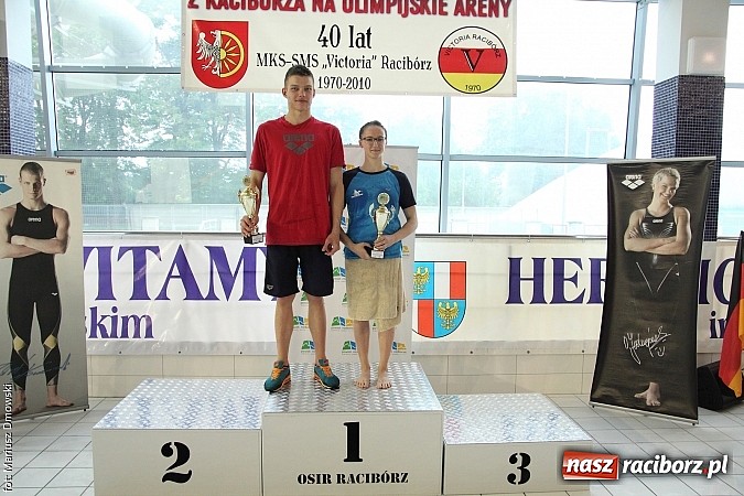 Zdjęcie w galerii na portalu naszraciborz.pl: XII Międzynarodowe Zawody Pływackie o Puchar Prezesa MKS-SMS Victoria Racib&oacute;rz wiadomości z regionu