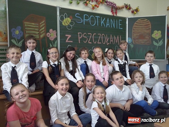 Zdjęcie w galerii na portalu naszraciborz.pl: Oko w oko z pszczołami w szkole na Ostrogu  wiadomości z regionu