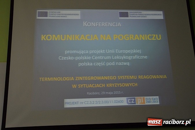 Zdjęcie w galerii na portalu naszraciborz.pl: Konferencja w PWSZ promująca polsko-czeski projekt wiadomości z regionu