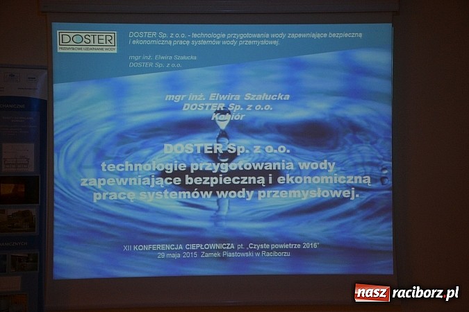 Zdjęcie w galerii na portalu naszraciborz.pl: Zamek Piastowski. Konferencja Ciepłownicza Czyste Powietrze 2016 wiadomości z regionu