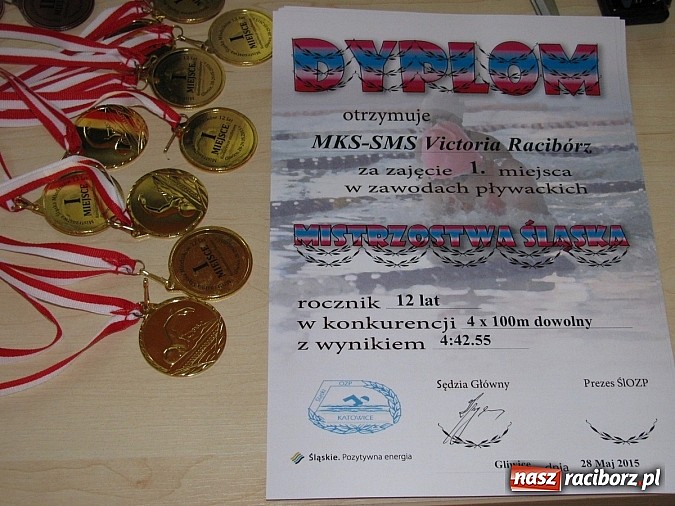 Zdjęcie w galerii na portalu naszraciborz.pl: Pływanie. Śląskie sukcesy Victorii i Unii  wiadomości z regionu