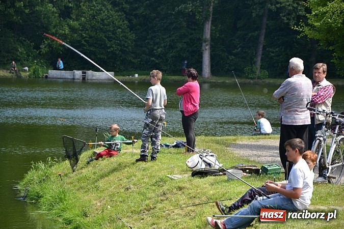Zdjęcie w galerii na portalu naszraciborz.pl: Wielkie połowy na Trzecioku, czyli wędkarze dzieciom  wiadomości z regionu