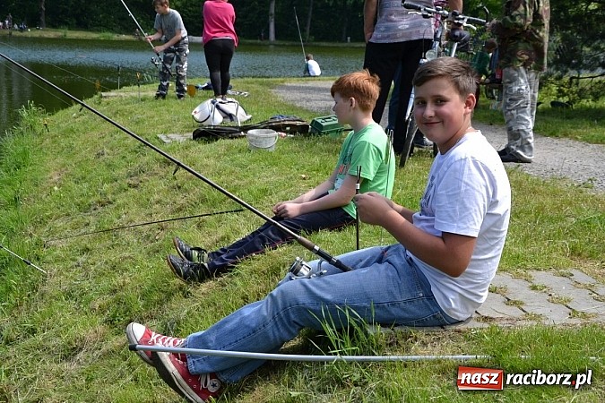 Zdjęcie w galerii na portalu naszraciborz.pl: Wielkie połowy na Trzecioku, czyli wędkarze dzieciom  wiadomości z regionu