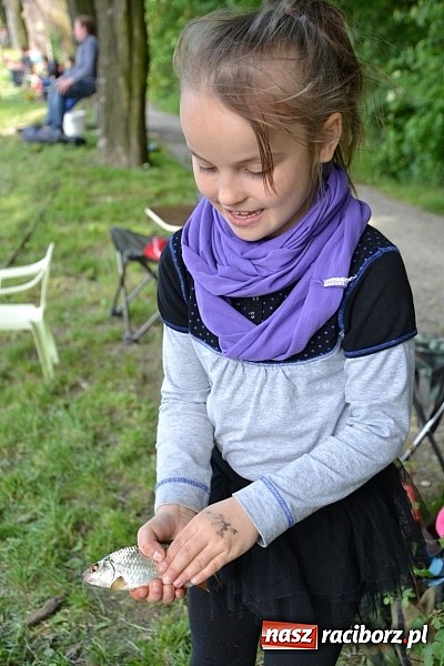 Zdjęcie w galerii na portalu naszraciborz.pl: Wielkie połowy na Trzecioku, czyli wędkarze dzieciom  wiadomości z regionu