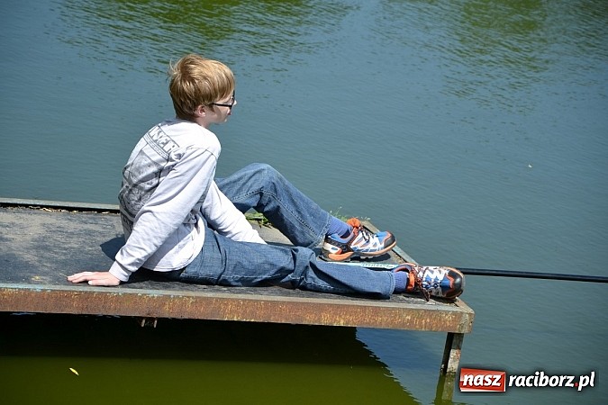 Zdjęcie w galerii na portalu naszraciborz.pl: Wielkie połowy na Trzecioku, czyli wędkarze dzieciom  wiadomości z regionu