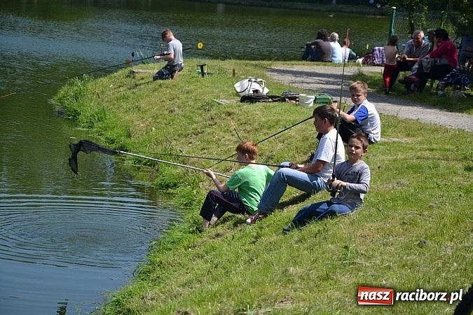 Zdjęcie w galerii na portalu naszraciborz.pl: Wielkie połowy na Trzecioku, czyli wędkarze dzieciom  wiadomości z regionu