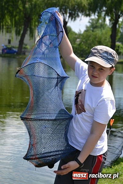 Zdjęcie w galerii na portalu naszraciborz.pl: Wielkie połowy na Trzecioku, czyli wędkarze dzieciom  wiadomości z regionu