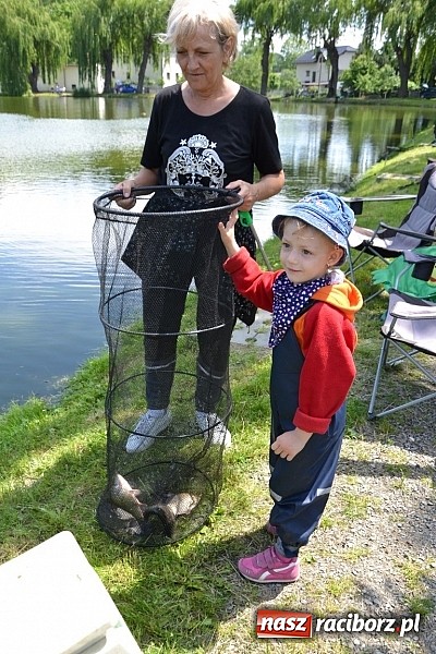 Zdjęcie w galerii na portalu naszraciborz.pl: Wielkie połowy na Trzecioku, czyli wędkarze dzieciom  wiadomości z regionu