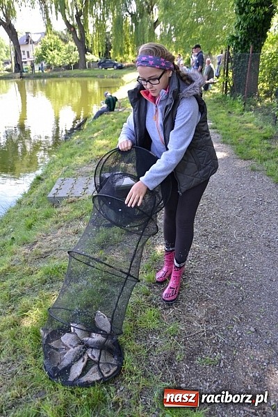 Zdjęcie w galerii na portalu naszraciborz.pl: Wielkie połowy na Trzecioku, czyli wędkarze dzieciom  wiadomości z regionu