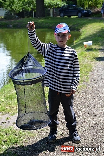 Zdjęcie w galerii na portalu naszraciborz.pl: Wielkie połowy na Trzecioku, czyli wędkarze dzieciom  wiadomości z regionu