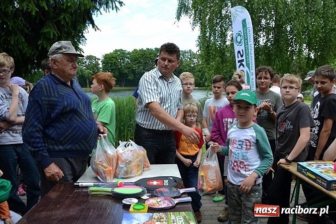 Zdjęcie w galerii na portalu naszraciborz.pl: Wielkie połowy na Trzecioku, czyli wędkarze dzieciom  wiadomości z regionu