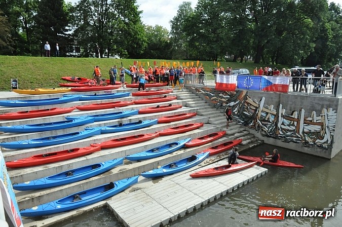 Zdjęcie w galerii na portalu naszraciborz.pl: Po sprintach i slalomie przyszedł czas na odrzańską raciborską pętlę wiadomości z regionu