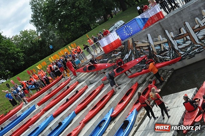 Zdjęcie w galerii na portalu naszraciborz.pl: Po sprintach i slalomie przyszedł czas na odrzańską raciborską pętlę wiadomości z regionu