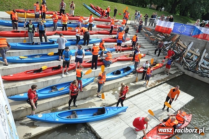 Zdjęcie w galerii na portalu naszraciborz.pl: Po sprintach i slalomie przyszedł czas na odrzańską raciborską pętlę wiadomości z regionu