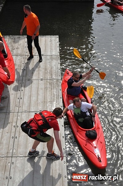 Zdjęcie w galerii na portalu naszraciborz.pl: Po sprintach i slalomie przyszedł czas na odrzańską raciborską pętlę wiadomości z regionu