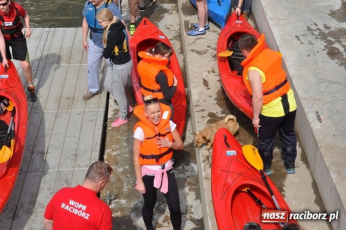 Zdjęcie w galerii na portalu naszraciborz.pl: Po sprintach i slalomie przyszedł czas na odrzańską raciborską pętlę wiadomości z regionu