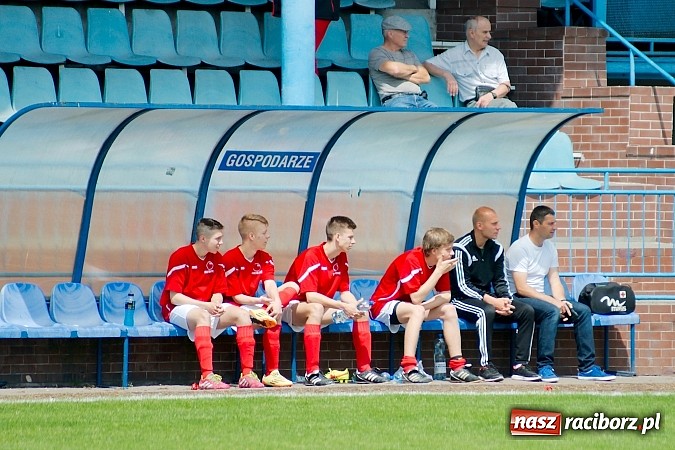 Zdjęcie w galerii na portalu naszraciborz.pl: Nerwowo i czerwono przy Srebrnej. Unia Racibórz zremisowała z Piastem Gliwice wiadomości z regionu