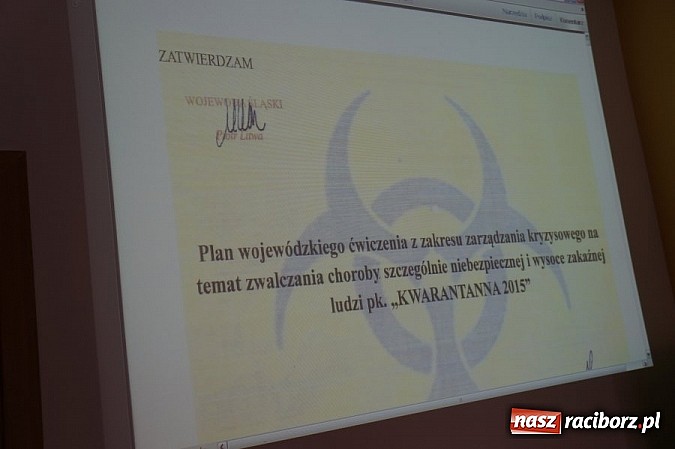 Zdjęcie w galerii na portalu naszraciborz.pl: Raciborskie ćwiczenia na wypadek epidemii eboli wiadomości z regionu