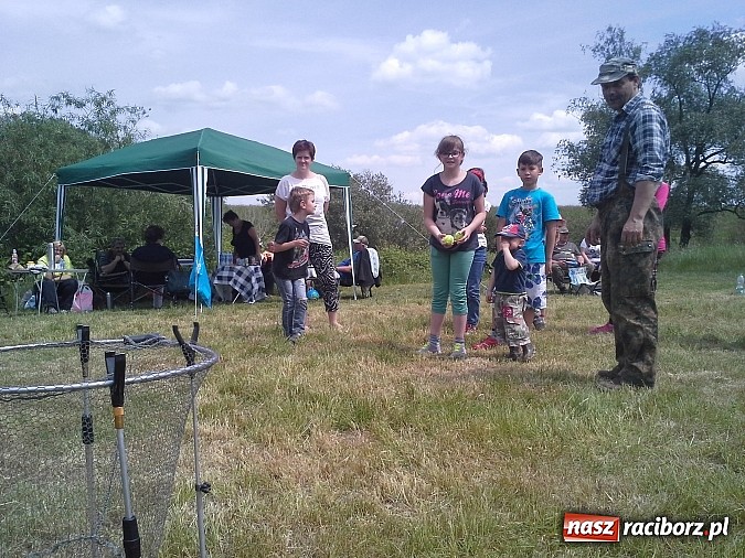 Zdjęcie w galerii na portalu naszraciborz.pl: Zawody wędkarskie na Dzień Dziecka wiadomości z regionu